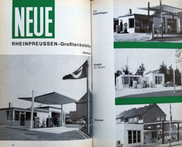 Rheinpreussen "Der Zuendschluessel" Gasstation-Magazine complet vintage 1966 binding (2896)